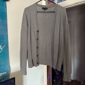 Banana Republic Gray Cardigan Sweater